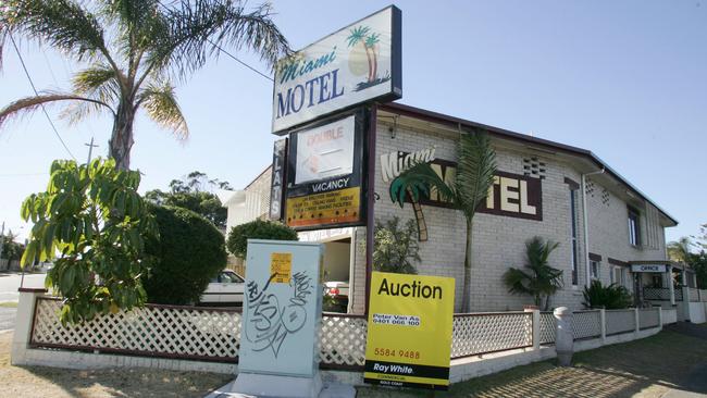 JULY 27, 2004: Exterior shot of Miami Motel – 30 Riviera Road Miami. Pic Sarah Marshall