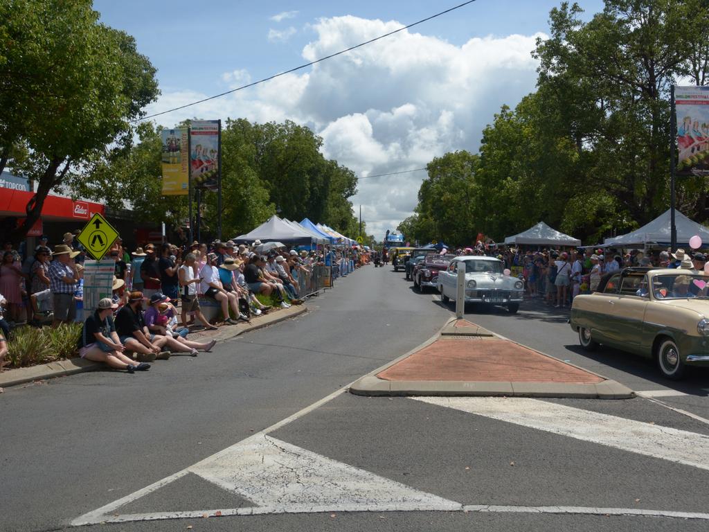 Thousands were in attendance at the Melon Fest parade