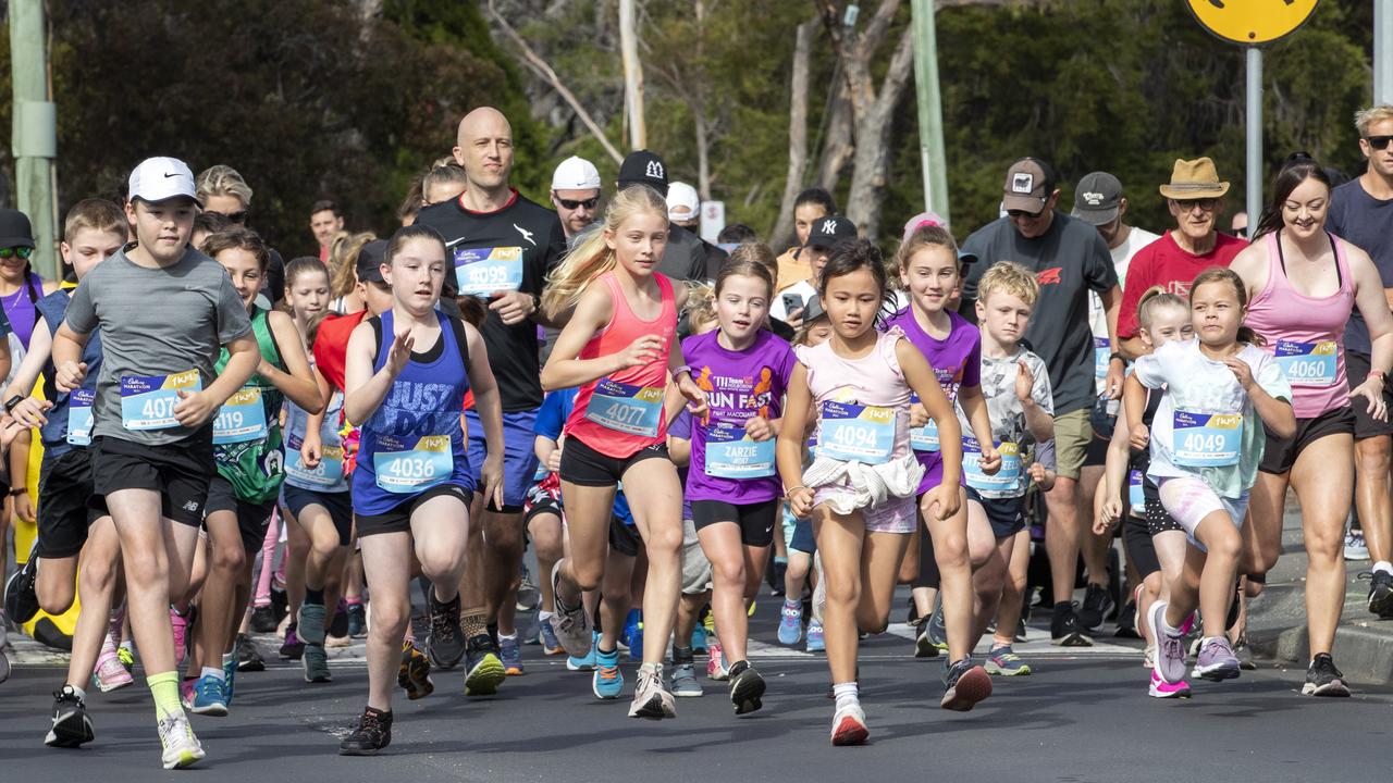 Cadbury Marathon 1km start. Picture: Chris Kidd