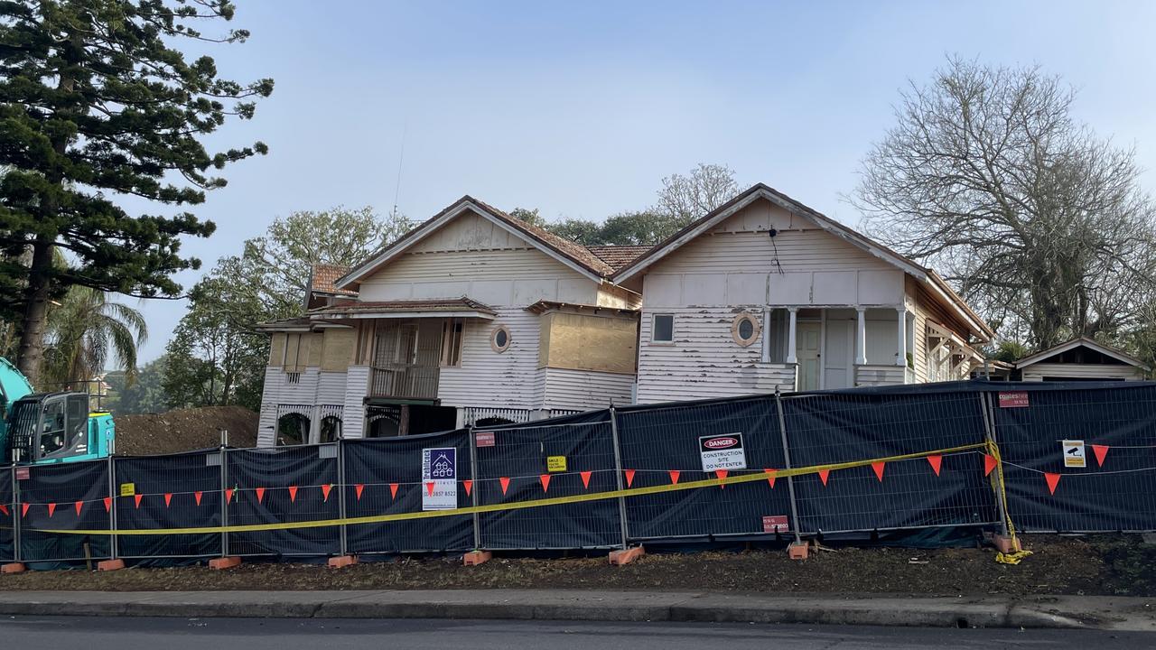 Heritage protection was a priority among respondents, the report says. The question of what properties are protected was in the spotlight in August when a historic home near the council chambers was removed. Picture: Christine Schindler