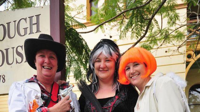 Carlie with mum Julie and friend Tracey at the Pub Fest.