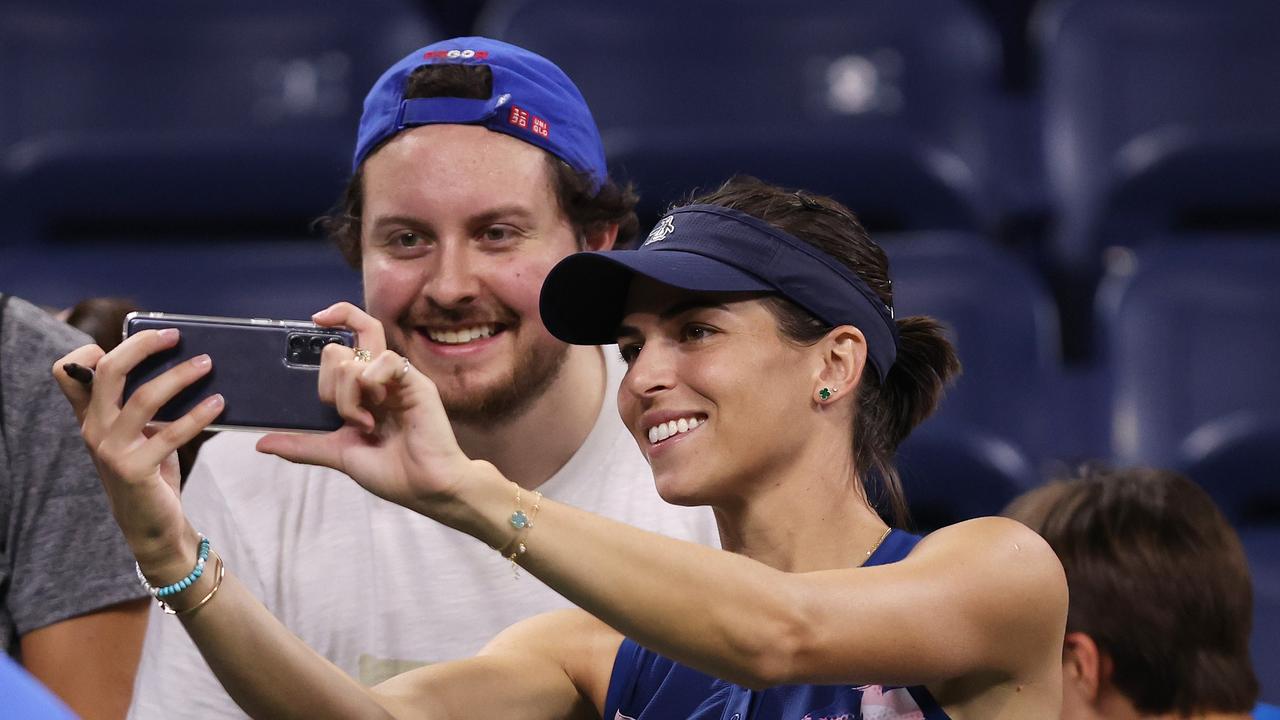 The fans are loving Ajla. Photo: Julian Finney/Getty Images/AFP