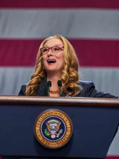 Streep takes on the role as US President.