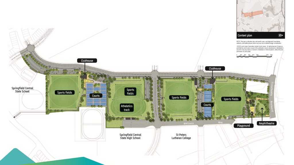 Lendlease's Springfield Rise will feature the district's biggest sporting fields. Photo Contributed. Picture: Contributed