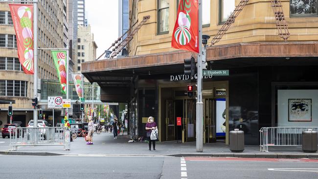 The iconic David Jones building in central Sydney has been sold to Charter Hall funds. Picture: Getty Images