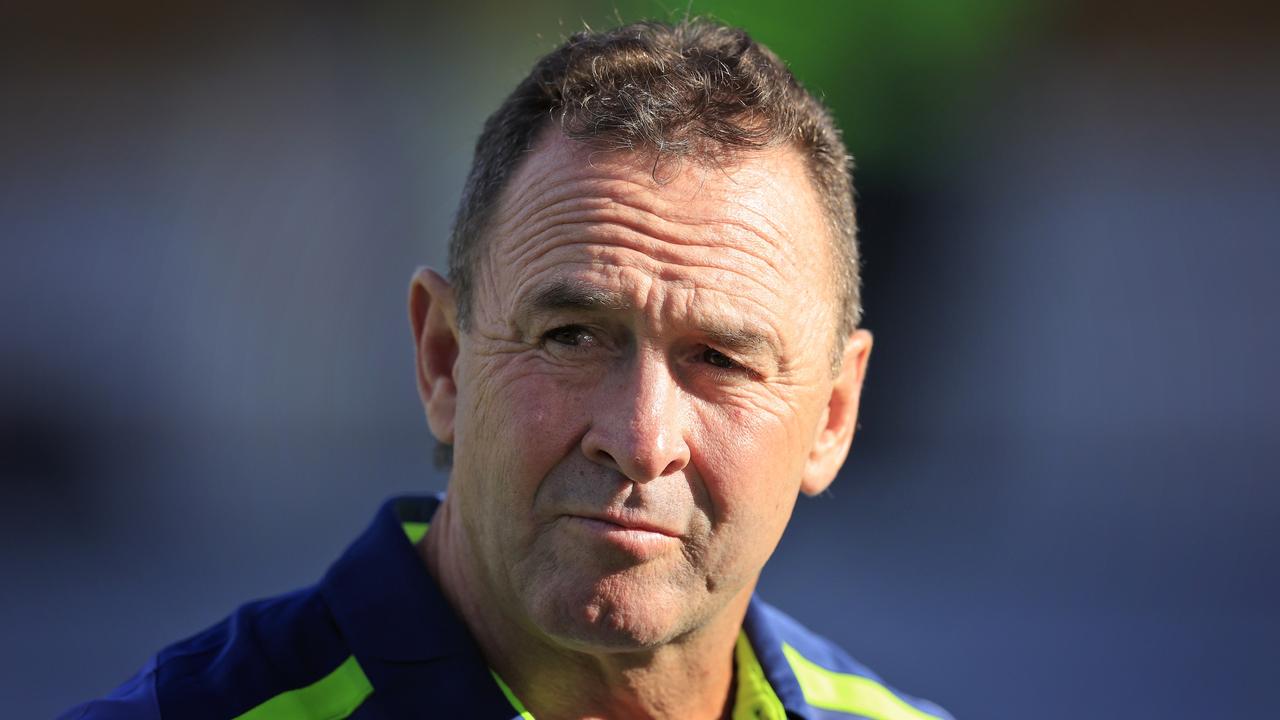 Raiders coach Ricky Stuart. Photo by Mark Evans/Getty Images