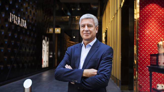 Peter Allen, CEO of Westfield shopping centre owner Scentre Group. Picture: Hollie Adams/The Australian