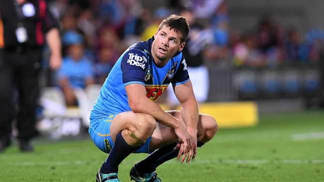 CULT HERO: Gold Coast's Anthony Don is at risk of missing out on a wing spot for Round 1 after he started the side's final trail off the bench. Picture: DAVE HUNT/AAP PHOTOS