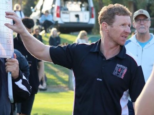 Ringwood coach Brett Rowe in the Eastern Football League (EFL). Picture: Teagan Cairns