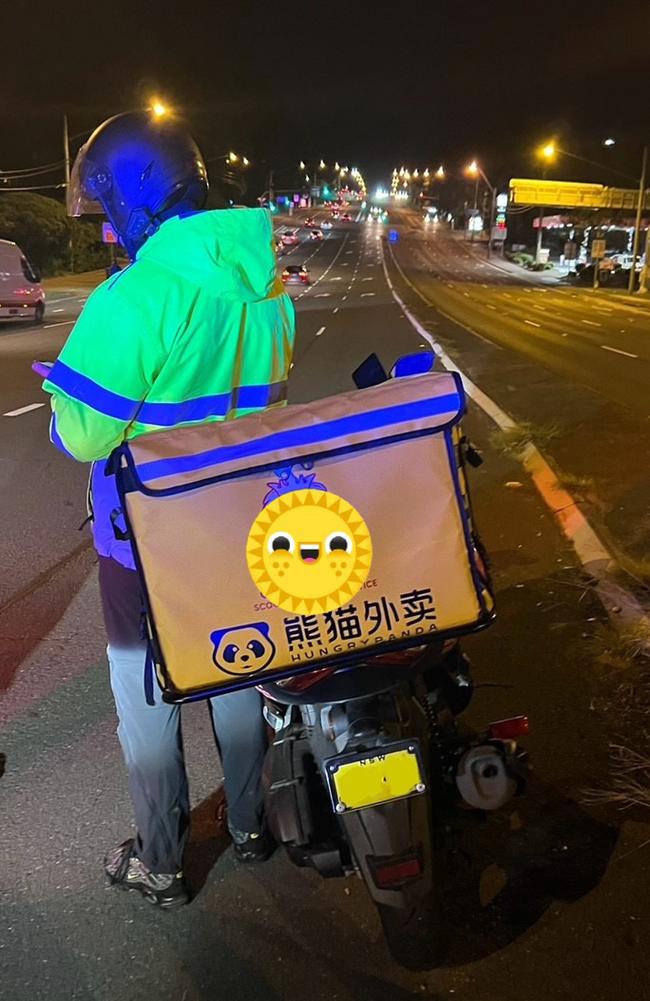 Ryde Highway patrol stop delivery motor scooter rider who has accumulated 240 demerit points in fourth months.