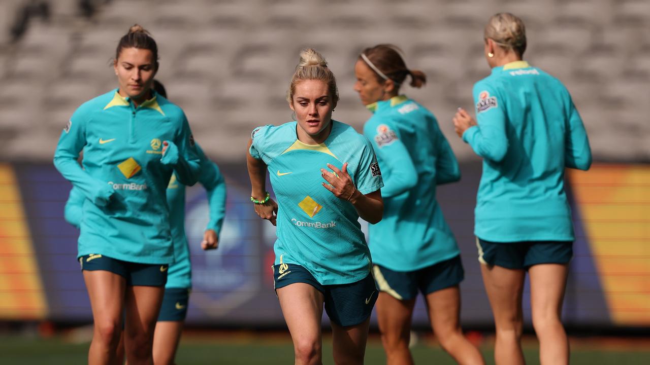 Ellie Carpenter will be part of an experienced back four for Australia. Picture: Getty