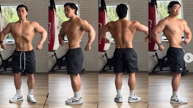 Victorian bodybuilder Joe Szeto. Image: Instagram.