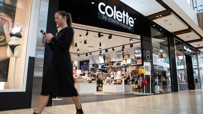 A Colette by Collette Hayman store in Sydney. Picture: AAP