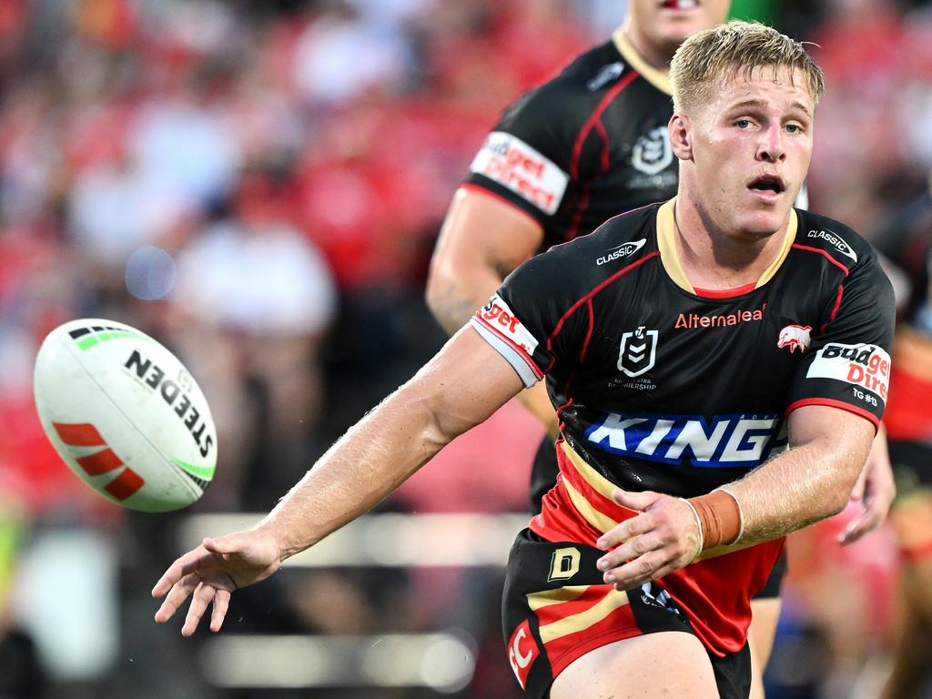 Max Plath has played all his footy in the pack. Picture: Getty