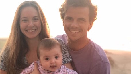 Surfer Julian Wilson and his family.