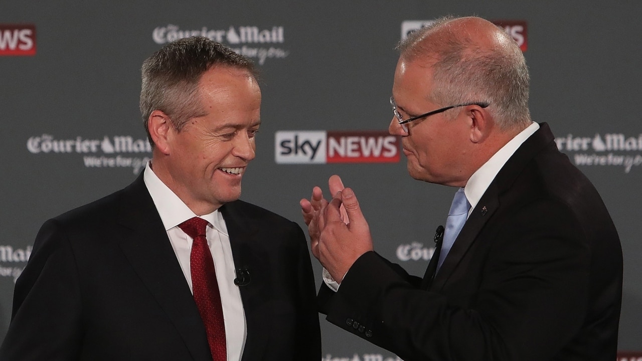 'You're a space invader': Shorten and Morrison face off on income tax