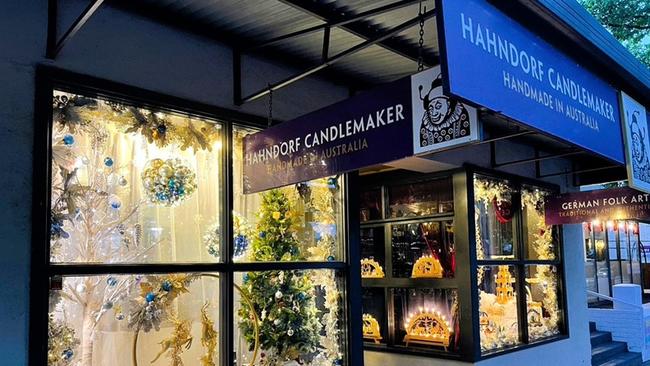 Hahndorf Candlemaker is one of three businesses currently for sale on Hahndorf’s main street. Picture: Supplied