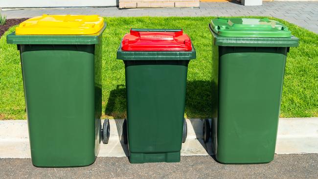 Councils across Western Australia operate under three different bin systems. Picture: iStock