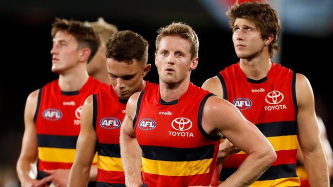 Following a tough 2022, could a hot start from the Crows propel them into finals calculations? (Photo by Dylan Burns/AFL Photos via Getty Images)