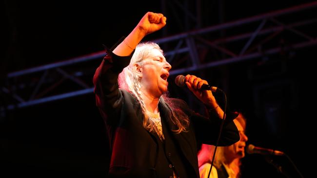 Patti Smith at the annual Bluesfest in 2017. Picture: Jane Dempster