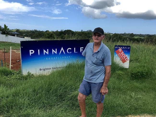 Resident John Goulding has raised concerns about the Pinnacle development in Goonellabah.