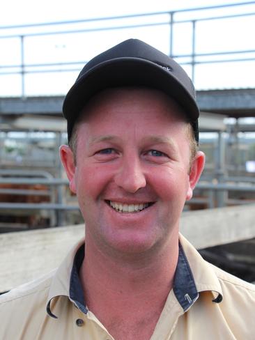 Ray White Keatley agent Scott Creek at the Warrnambool store sale. Picture: Jamie-Lee Oldfield