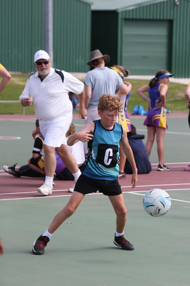 The Netball Qld Primary Schools Cup grand finals are being held at the Hinterland District Netball Association at Mudgeeraba. Picture: Mike Batterham.