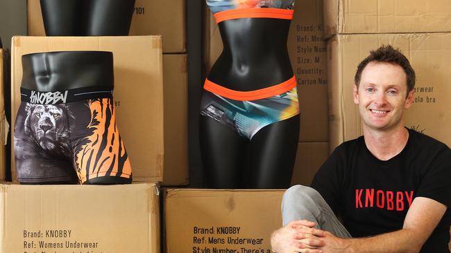 Queensland entrepreneur Rob Rand grows his Knobby Underwear subscription  service
