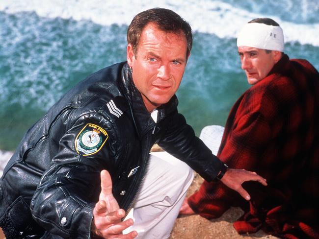 Gary Sweet in TV show Police Rescue. Picture: Supplied