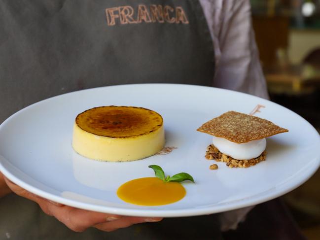 Some of the desserts at Franca Brasserie in Potts Point. Picture: Jenifer Jagielski