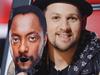 The Voice coach Joel Madden pulls on a will.i.am mask during the blind auditions. Pic supplied/Nine.