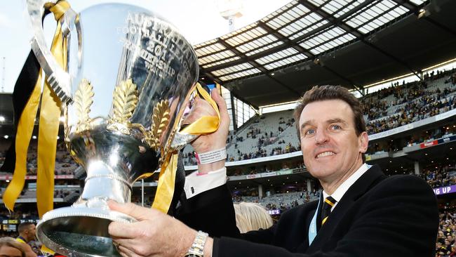 Everything Brendon Gale has done as Tigers boss over the past seven years has culminated with an AFL premiership. Picture: AFL Media