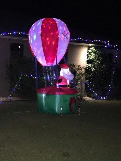 Some of the Christmas lights display nine-year-old Jack set up all by himself. Photo: Bec Hanzic