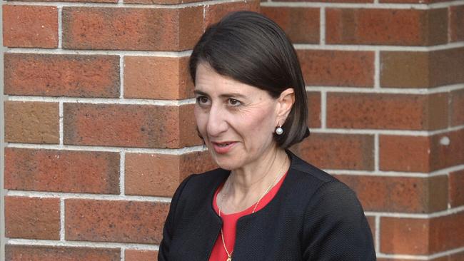 NSW Premier Gladys Berejiklian leaves her home this morning ahead of the second day of questioning of her former lover and former MP Daryl Maguire at ICAC. Picture: Jeremy Piper