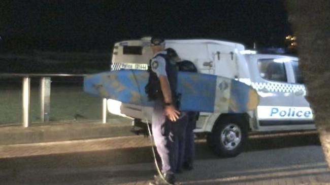 NSW Police Force claimed the surfboard as lost property. Picture: Jim O'Rourke (Manly Daily)