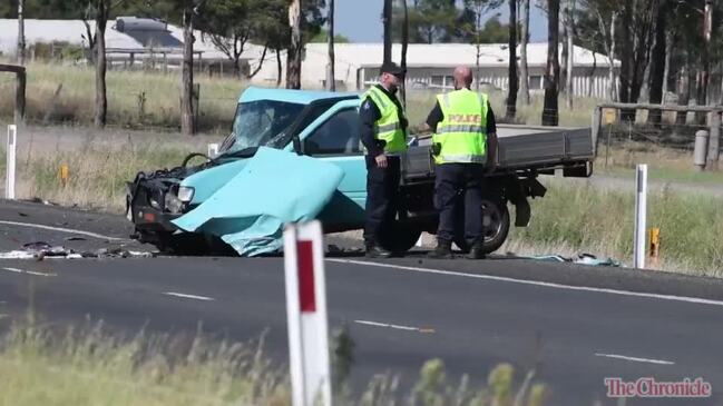 Emergency services at the scene of a horror early morning crash south of Toowoomba