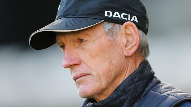 As always Wayne Bennett is keeping some perspective. Photo: Nigel Roddis/Getty Images