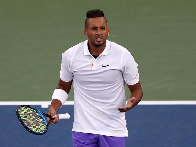 Stay focused, mate. Picture: Matthew Stockman/Getty Images/AFP