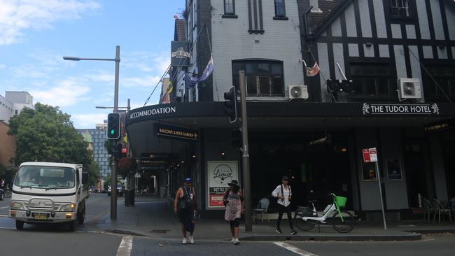 The Tudor Hotel in Redfern. Picture: News Corp Australia