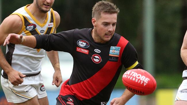 Ben Smith in action for Eltham. Picture: Hamish Blair