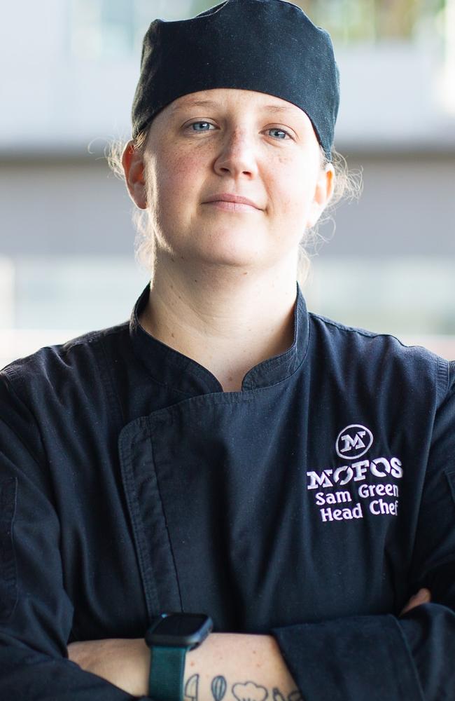 Samantha Green, Head Chef, Compass Group – Flight Centre HQ, Wilston. Picture: Contributed