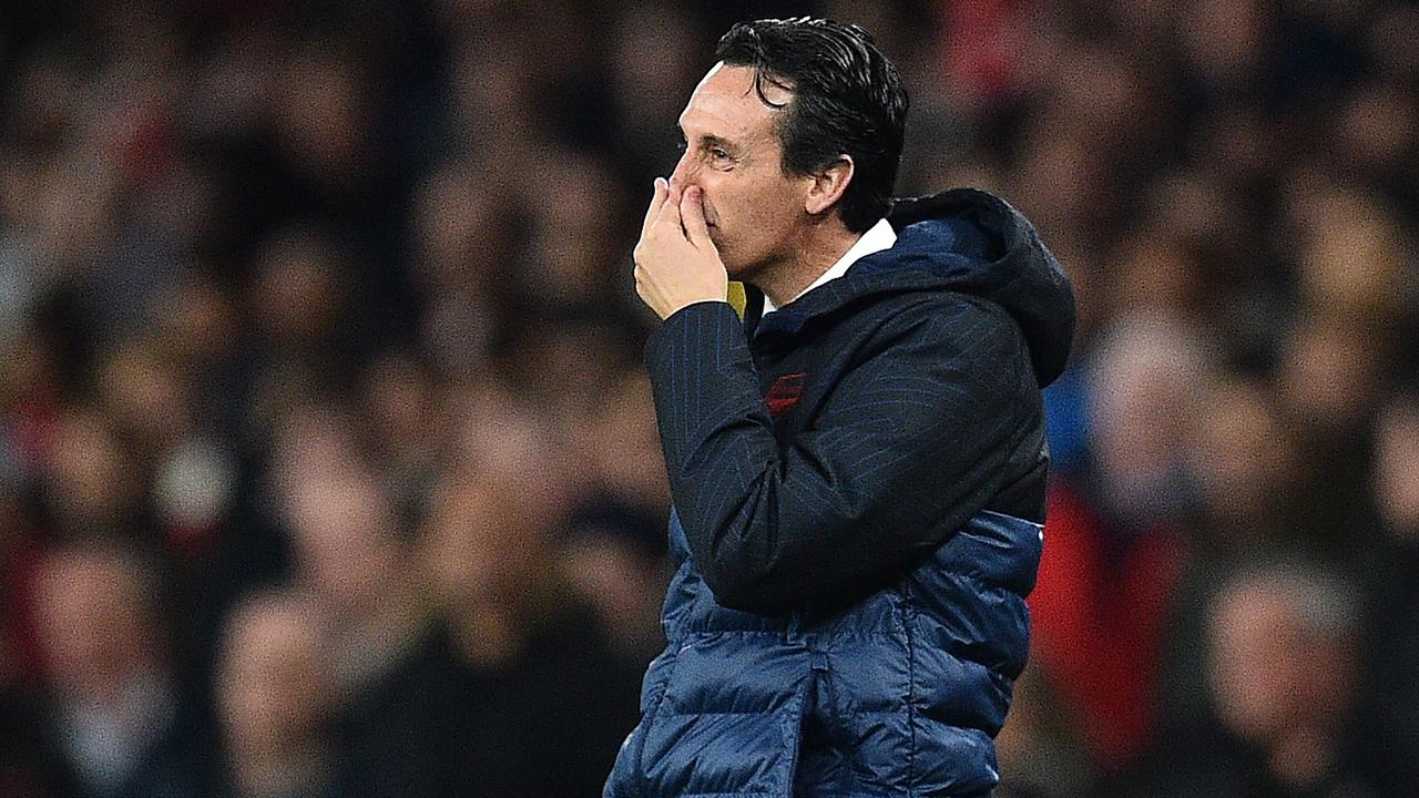 Arsenal's Spanish head coach Unai Emery could be on his way out.