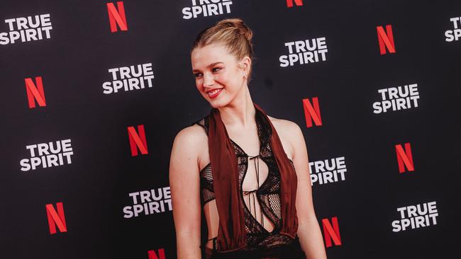 Teagan Croft at the True Spirit Netflix global premiere at Brisbane Powerhouse. Picture: Adam Shaw