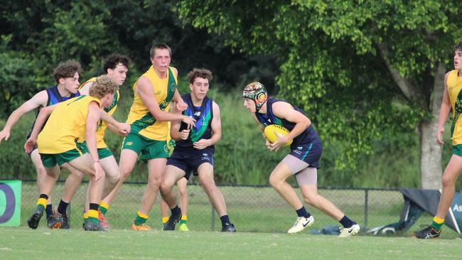 Bailey Russell of Ambrose Treacy College - it was a great contest between the teams. photo credit: Sue Middleton