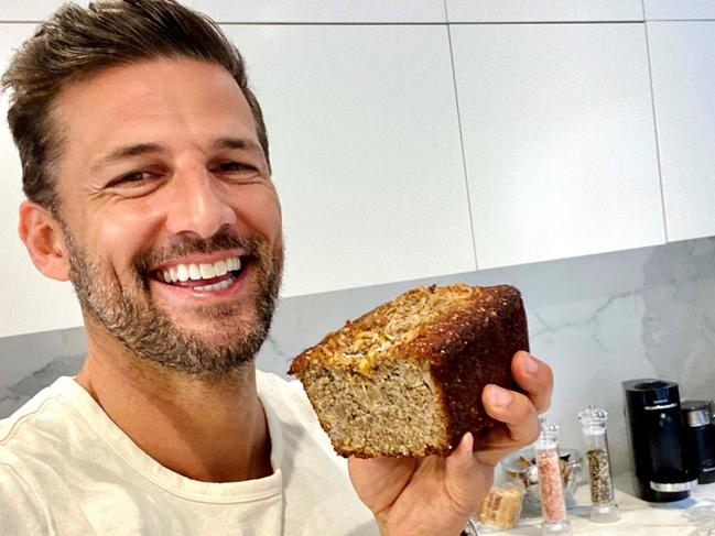 Tim Robards in the kitchen at home.