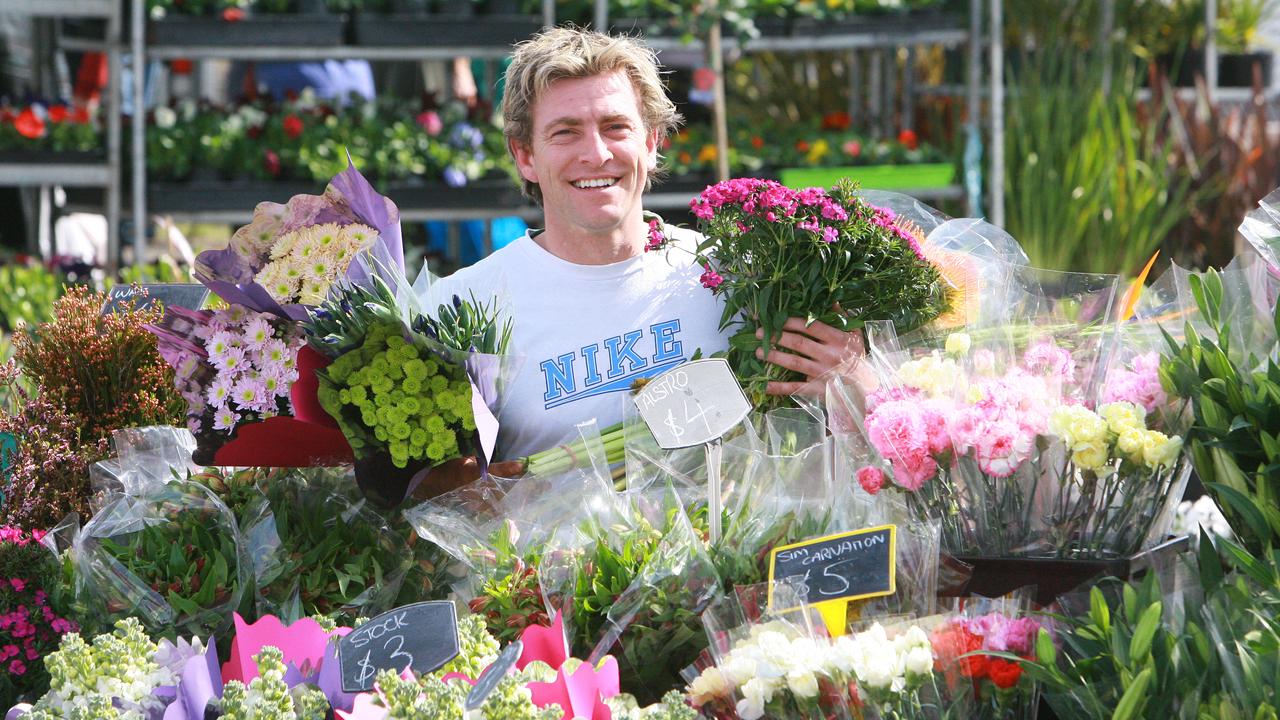 Shane Perry from All Heart Flowers at the Beckley Park Market.