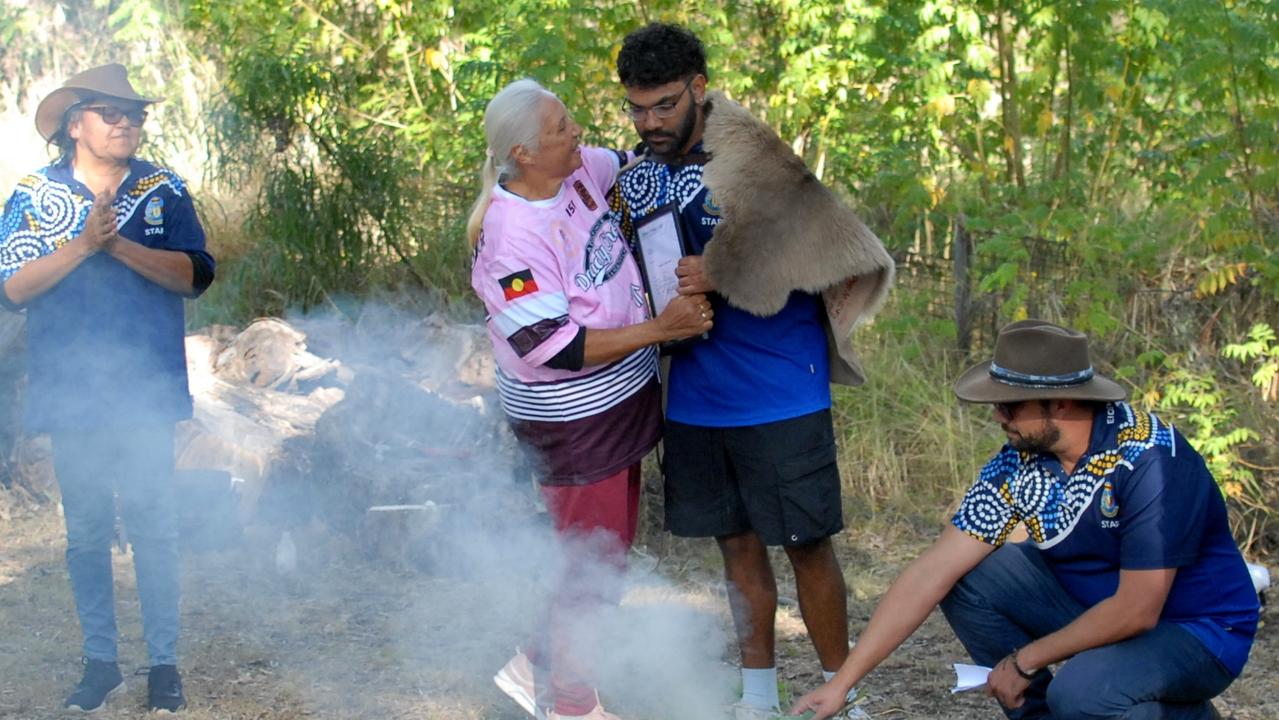 Corey Appo was officially awarded the recognition at a smoking ceremony hosted by the school.