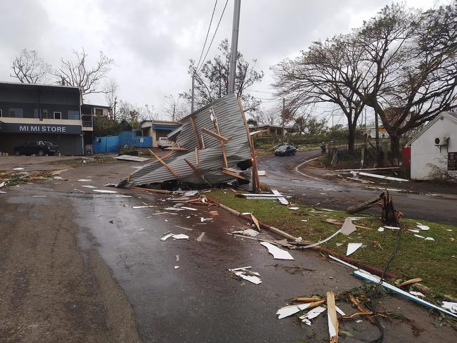 Lots of building and infrastructure damage can be seen around Vanuatu's capital of Port-Vila. Source: French Ambassador to Vanuatu Jean-Baptiste Jeangène Vilmer.