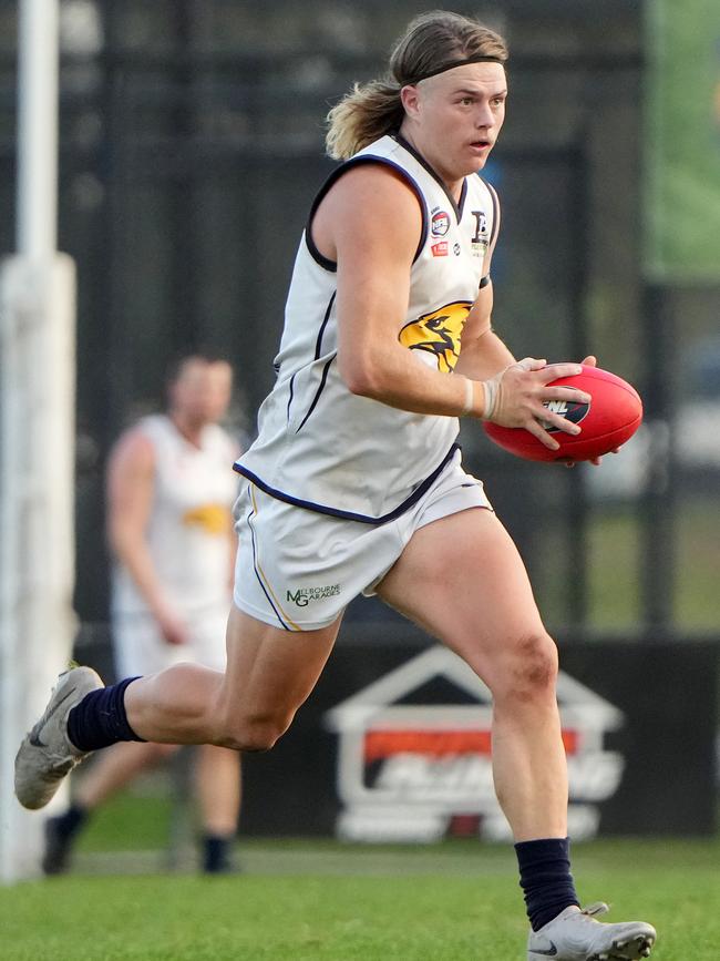 Taidgh Bland in action for Whittlesea. Picture: George Sal