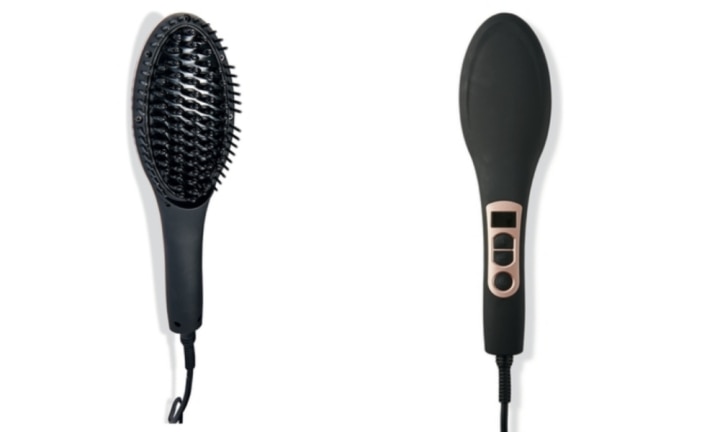 Hair straightener 2025 brush kmart